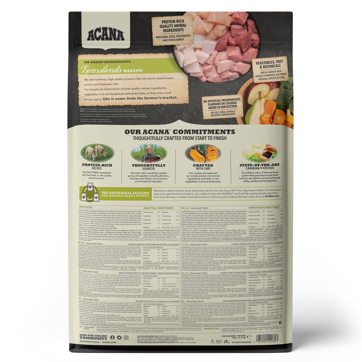 ACANA Freeze-Dried Infused Grasslands Dog Recipe