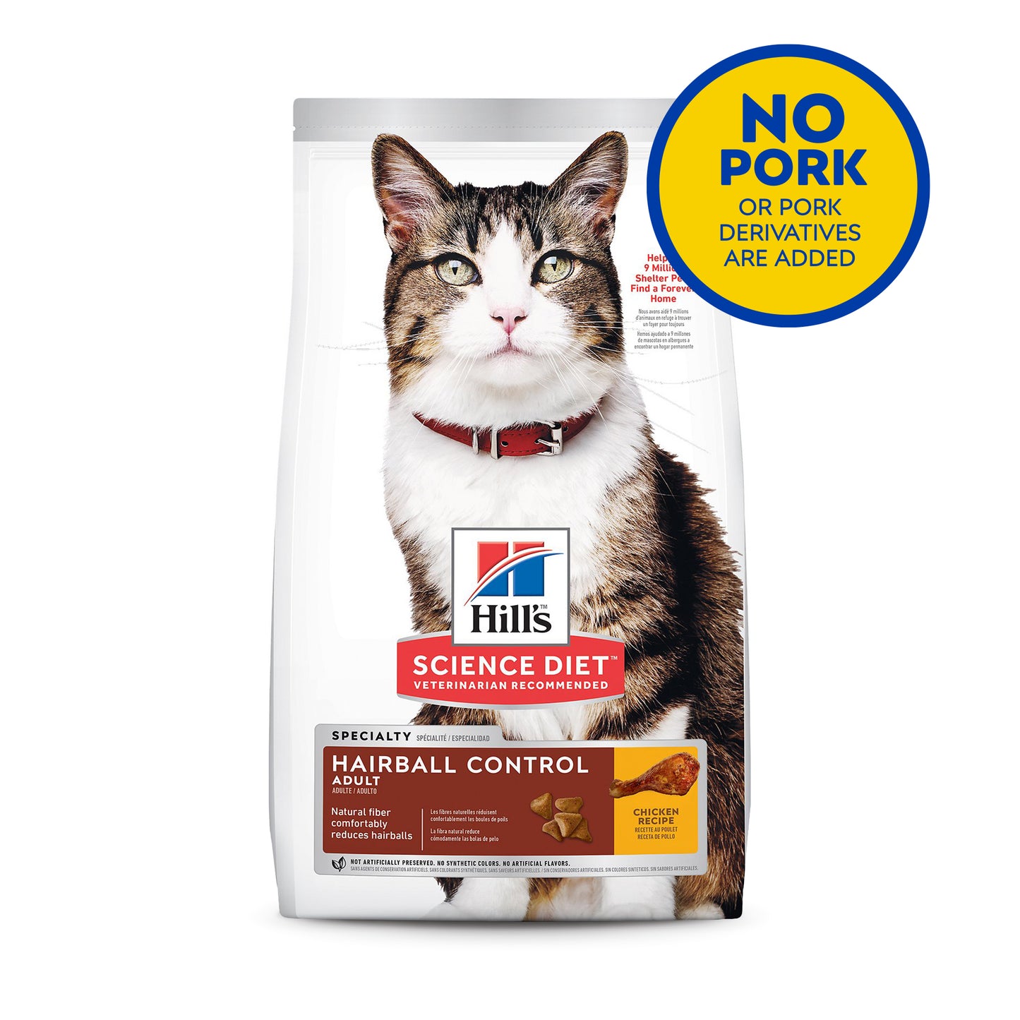 Hill's Science Diet - Hairball Control - Adult - Cat (3.5lbs)