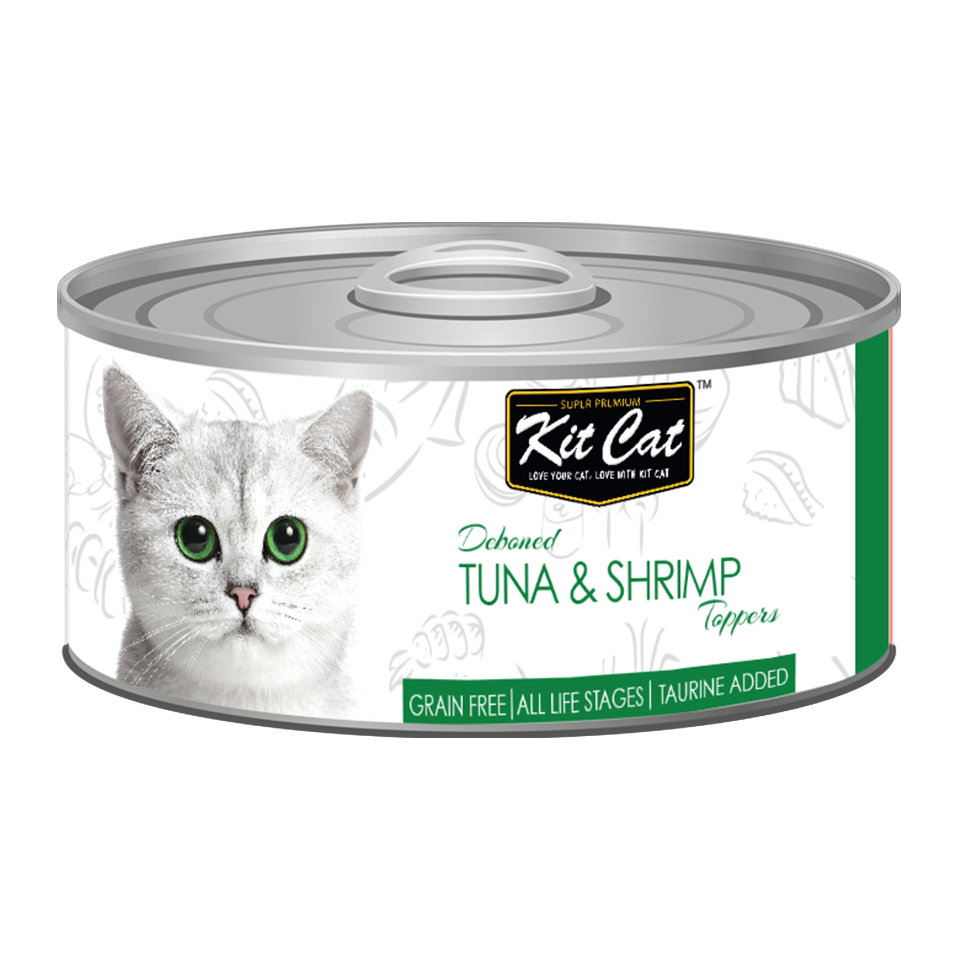 Kit Cat Deboned Tuna & Shrimp Toppers 80g