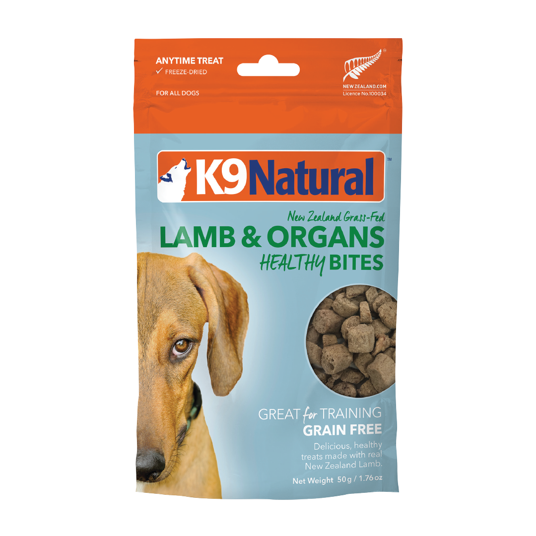 K9 Natural Freeze Dried Lamb Healthy Bites Dog Treats 50g