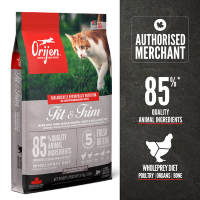 ORIJEN Freeze-Dried Infused Fit & Trim Cat Recipe