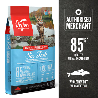 ORIJEN Freeze-Dried Infused Six Fish Cat Recipe