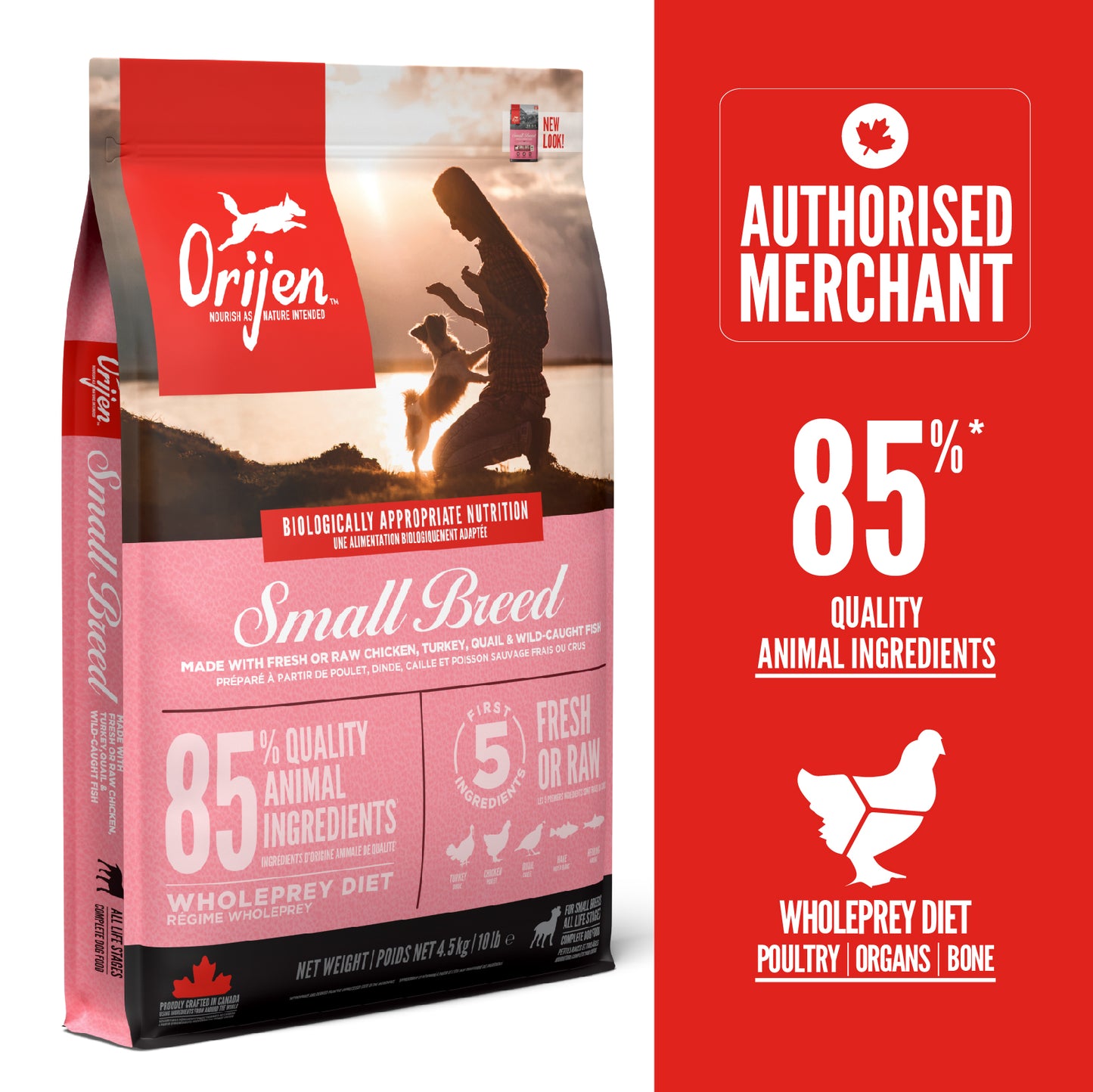Orjien Dog Dry Food - Small Breed