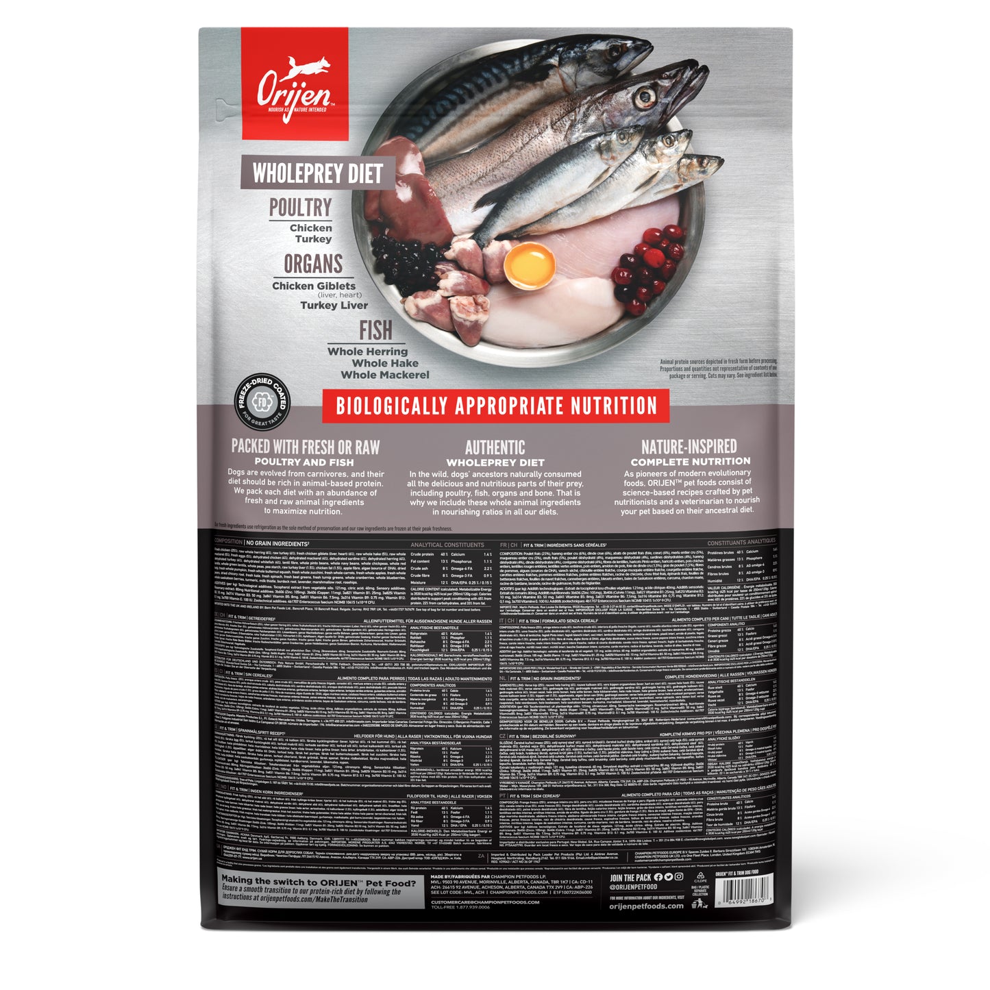 ORIJEN Fit & Trim Dog