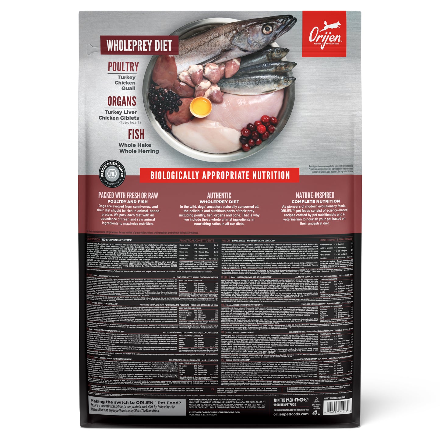 Orjien Dog Dry Food - Small Breed