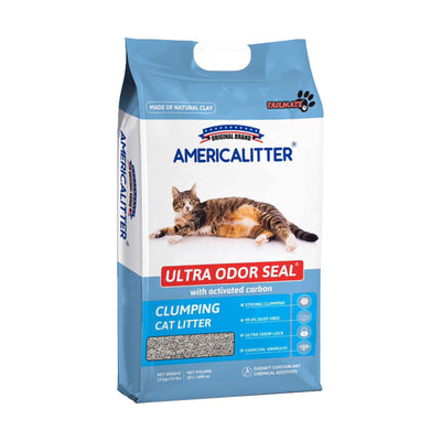 AmericaLitter Ultra Odor Seal Clumping Cat Litter (10ltrs)