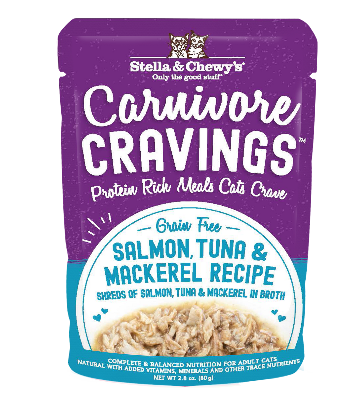 Stella & Chewy's Carnivore Cravings Salmon, Tuna & Mackarel Recipe 2.8oz