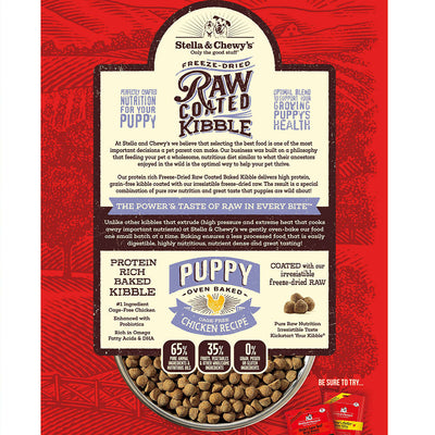 Stella & Chewy's Raw Coated Kibble for Puppy (Chicken)