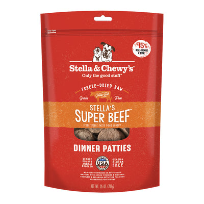 Stella & Chewy's - Super Beef Freeze-Dried Raw Dinner Patties