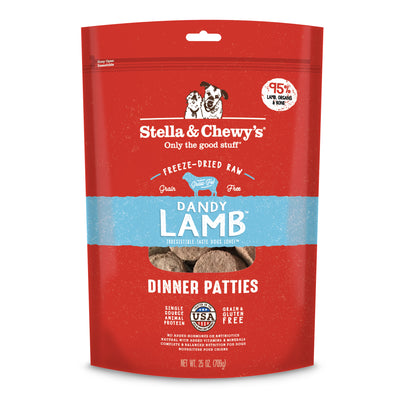 Stella & Chewy's - Dandy Lamb Freeze-Dried Raw Dinner Patties