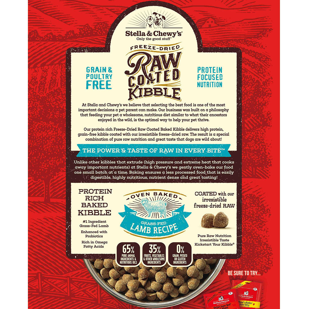Stella & Chewy's Freeze Dried Raw Coated Kibble (Lamb)