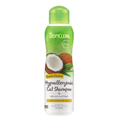 Tropiclean Gentle Hypoallergenic Cat Shampoo 12 oz