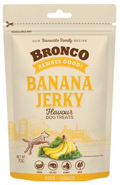 Bronco Jerky Banana 70g