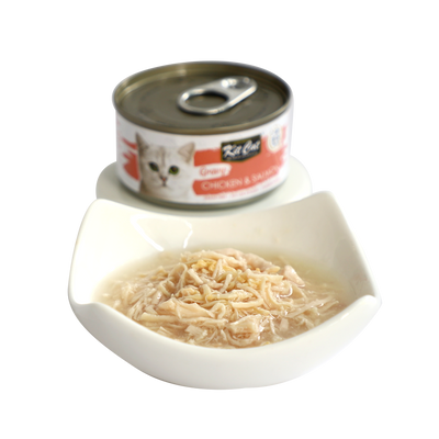 Kit Cat Gravy Chicken & Salmon 70g