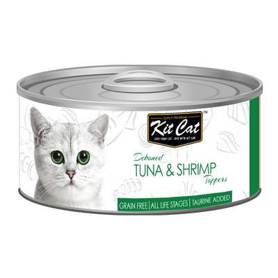 Kit Cat Deboned Tuna & Shrimp Toppers 80g