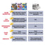 2 for $30 Pamdogs Toilet Sheets with Charcoal - Medium - 50pcs - 45X60cm