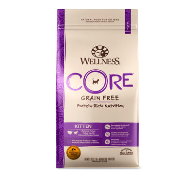 Wellness CORE Kitten (Deboned Turkey, Turkey Meal & Deboned Chicken Recipe) (5 LBS)