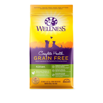 WELLNESS Complete Health Grain Free Kitten (Deboned Chicken & Chicken Meal Recipe)