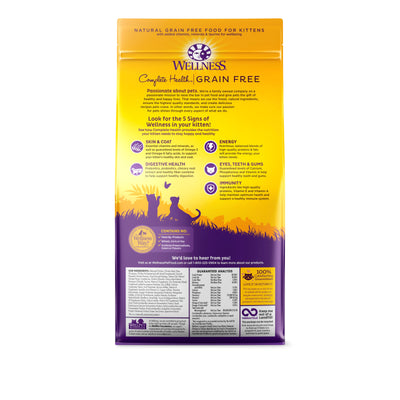 WELLNESS Complete Health Grain Free Kitten (Deboned Chicken & Chicken Meal Recipe)