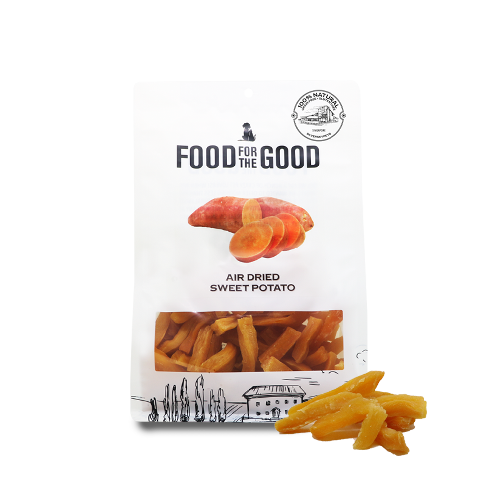 Food For The Good - Air Dried Sweet Potato (600g) - Dog & Cat Treats