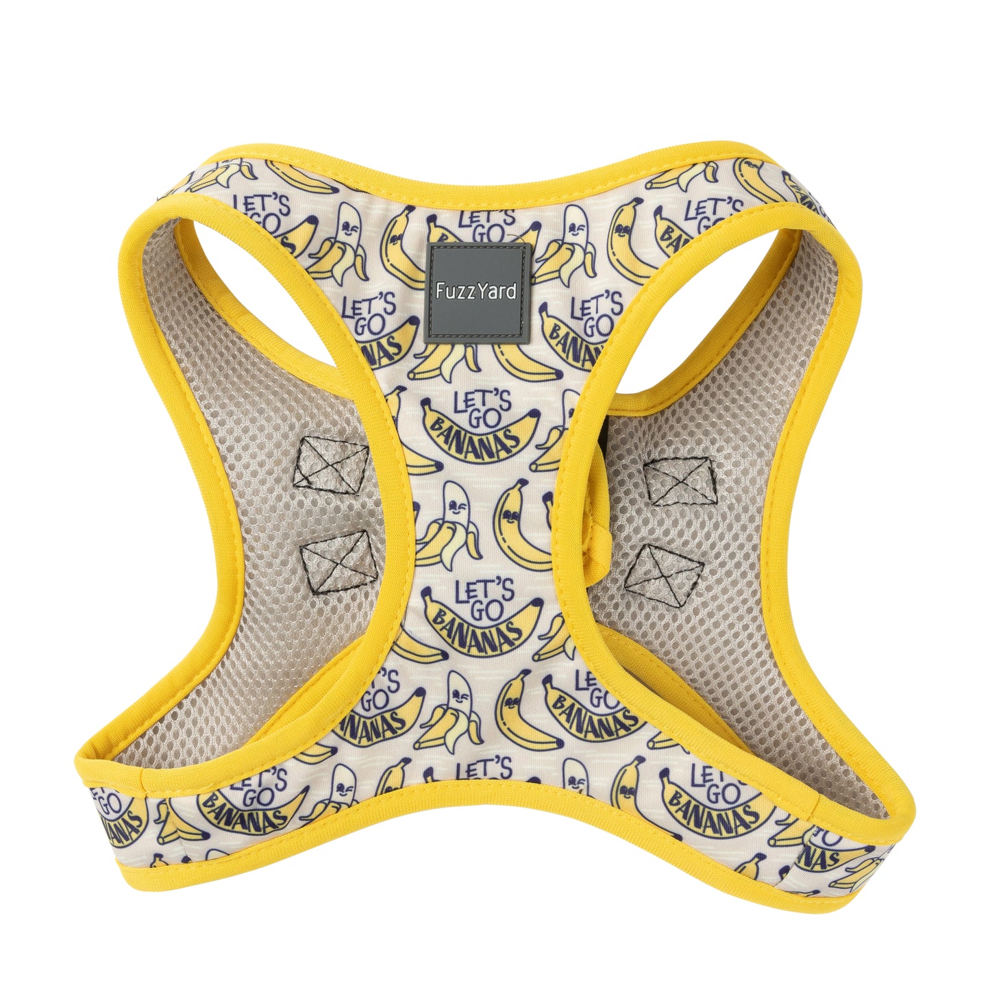 FuzzYard Step-in Dog Harness - Go Bananas
