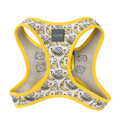 FuzzYard Step-in Dog Harness - Go Bananas