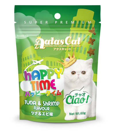 Aatas Cat Happy Time Ciao - Tuna & Shrimp Flavour 60g