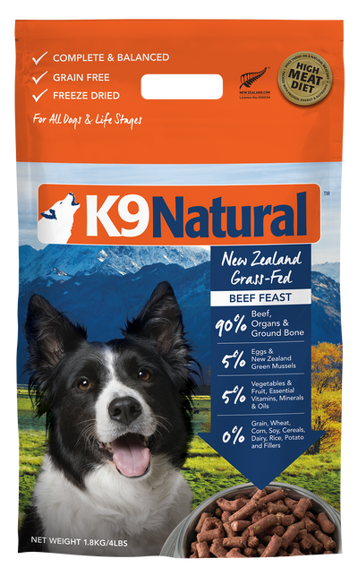 K9 Natural Freeze Dried Beef (1.8kg)