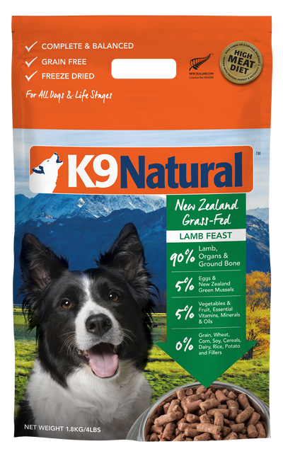 K9 Natural Freeze Dried Lamb (1.8kg)