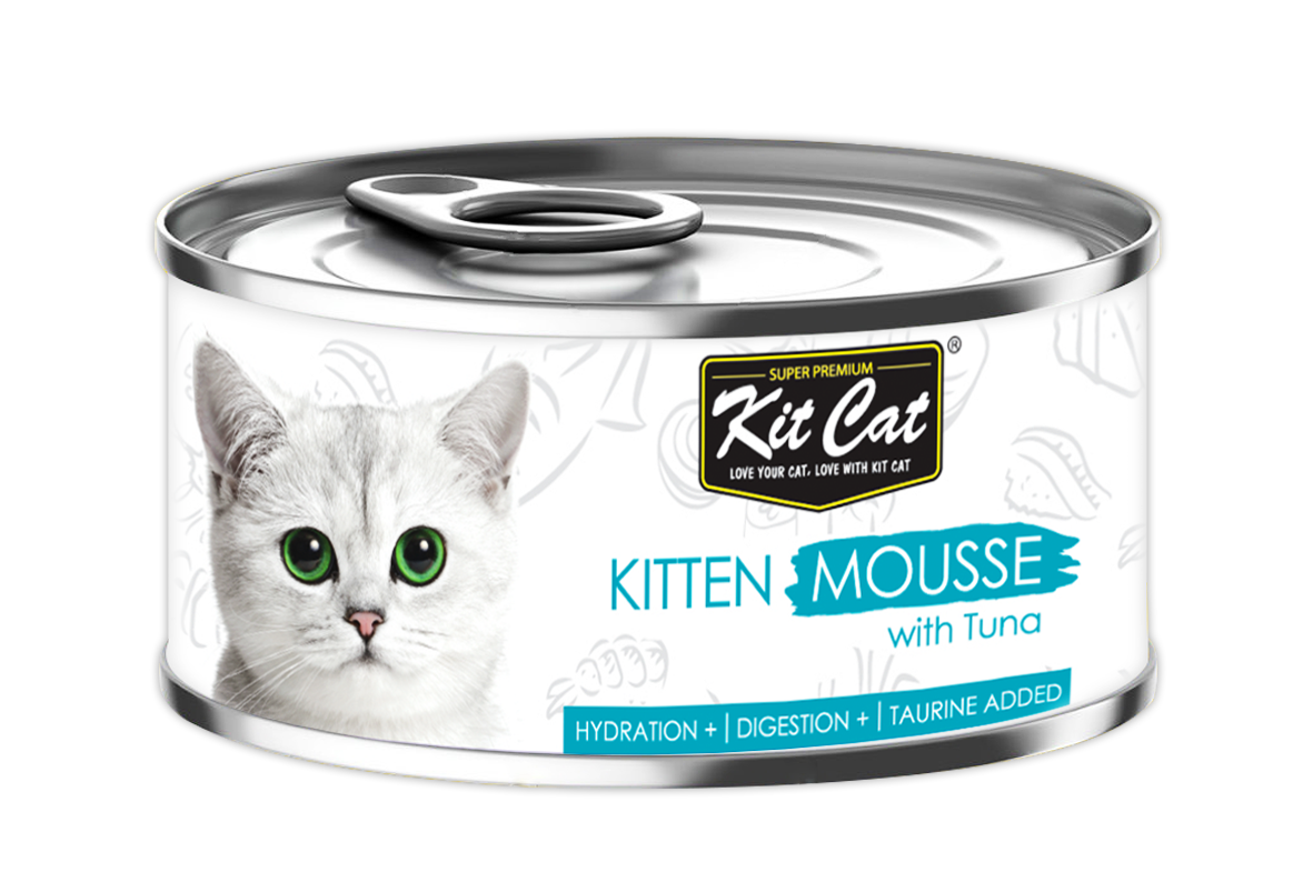 Kit Cat Kitten Mousse With Tuna Toppers 80g