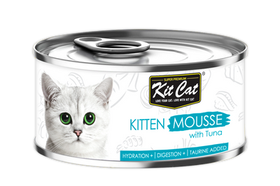 Kit Cat Kitten Mousse With Tuna Toppers 80g