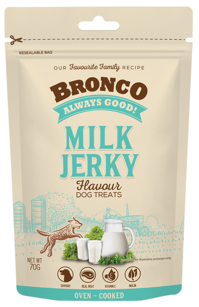 Bronco Jerky Milk 70g