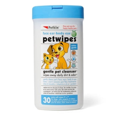 Petkin Pet Wipes for Dogs and Cats