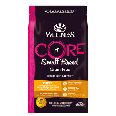 Wellness CORE Small Breed Puppy (Deboned Turkey, Turkey Meal & Salmon Meal)