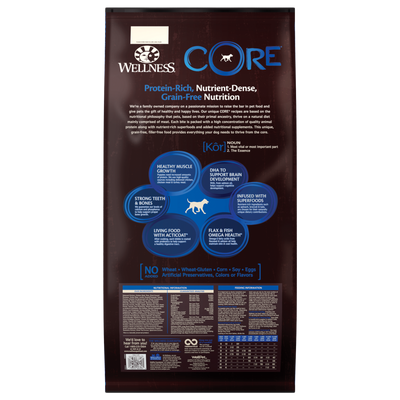 Wellness CORE Grain-Free Large Breed Puppy Dry Dog Food (24lb)
