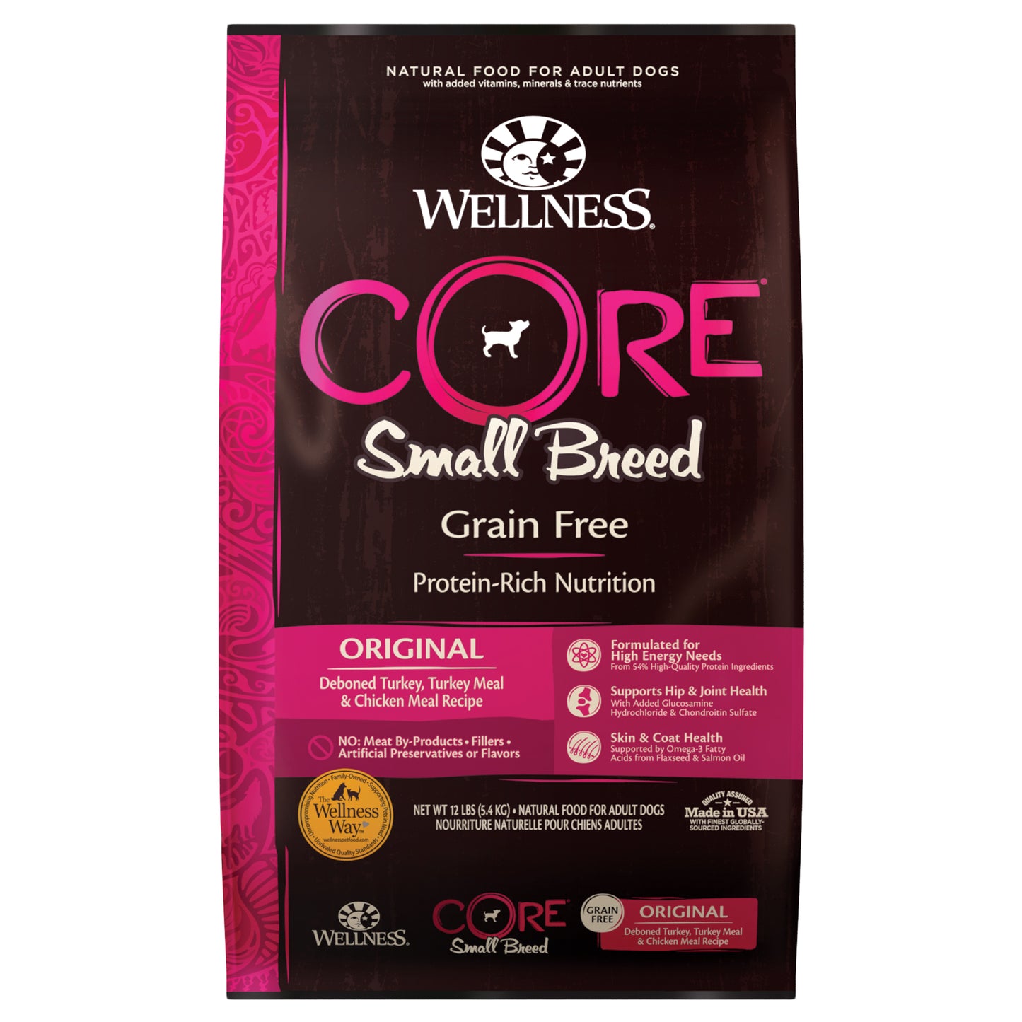 Wellness CORE Small Breed Original (Deboned Turkey, Turkey Meal & Chicken Meal)