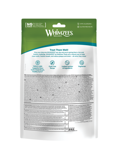 Whimzees Alligator L Dental Dog Treats Value Bag (6 pcs)