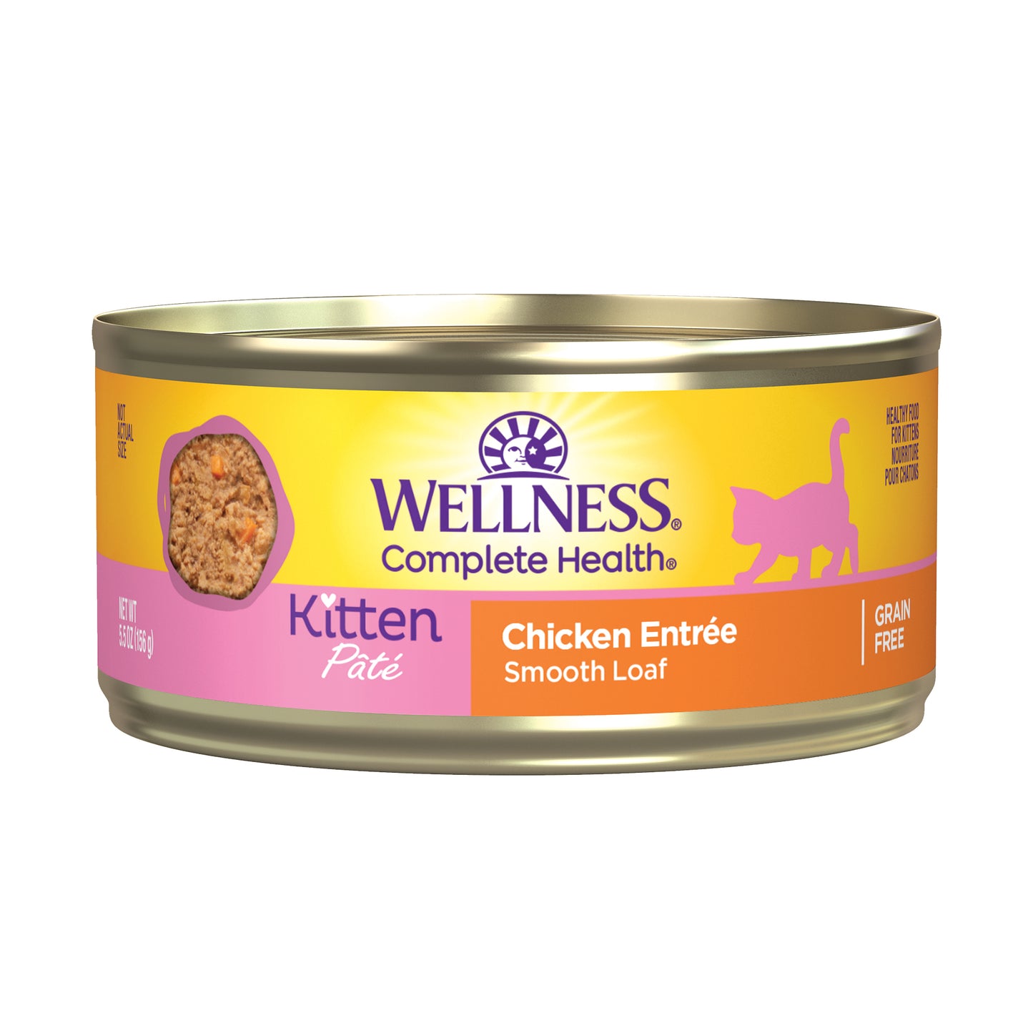 Wellness Complete Health Chicken Entree Kitten Pate 5.5oz