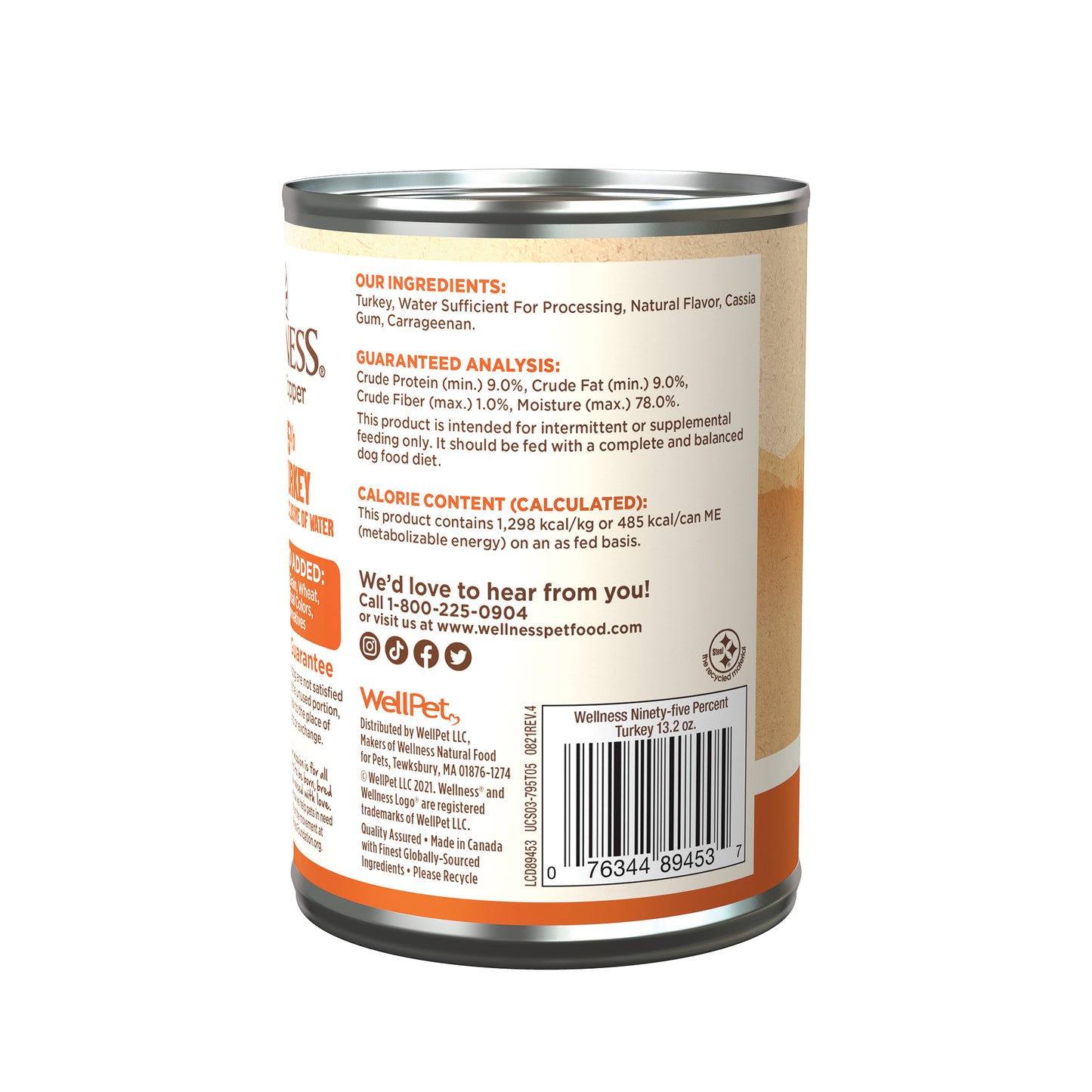 Wellness Mixer or Topper 95% Turkey (13.2oz)