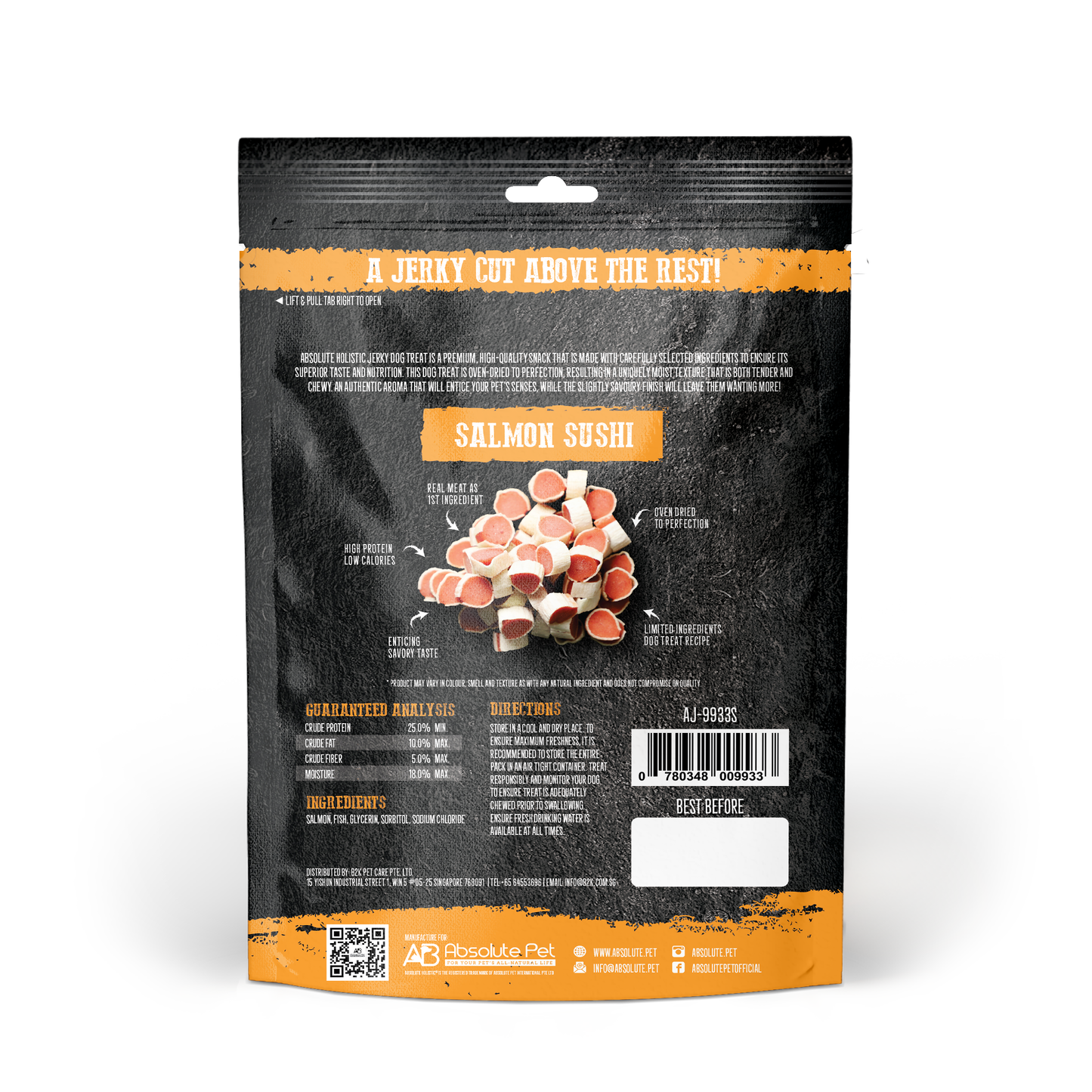 Absolute Holistic Salmon Sushi 100g