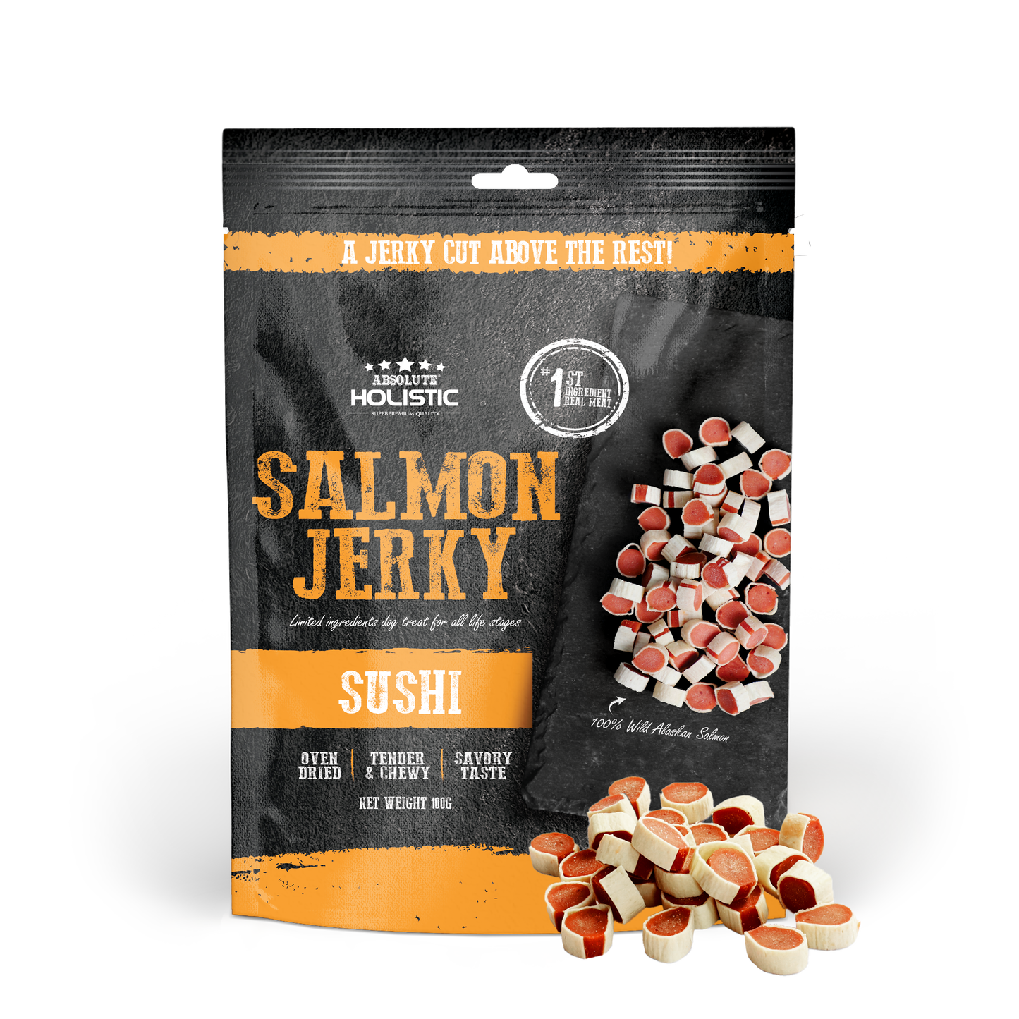 Absolute Holistic Salmon Sushi 100g