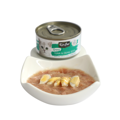 Kit Cat Gravy Tuna & Quail Egg 70g