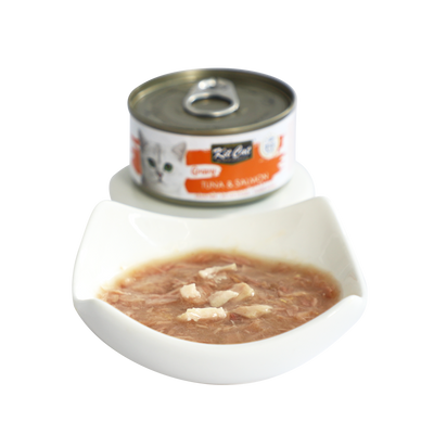 Kit Cat Gravy Tuna & Salmon 70g