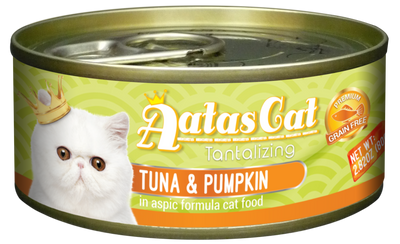 Aatas Cat Tantalizing Tuna & Pumpkin in Aspic Canned Cat Food 80g