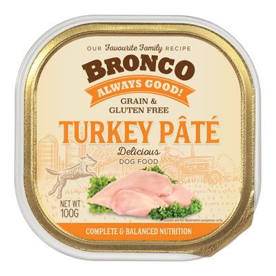 Bronco Turkey Pate Tray [Bundle of 16]
