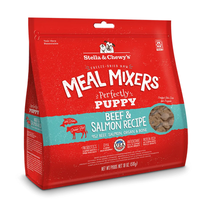 Stella & Chewy's Perfectly Puppy Beef & Salmon Meal Mixers for Dogs