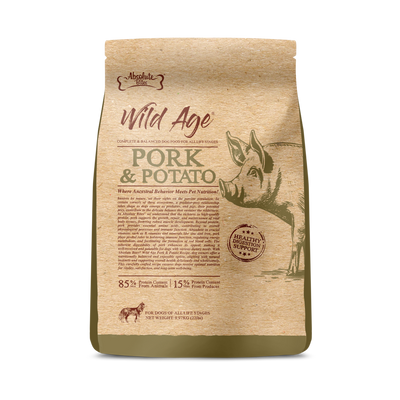 Absolute Bites Wild Age Dry Dog Food - Pork & Potato