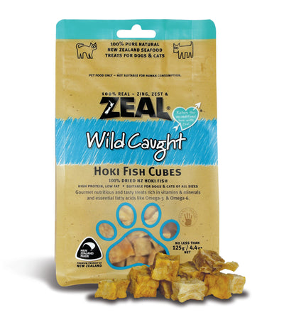 Zeal Hoki Fish Cubes 125g