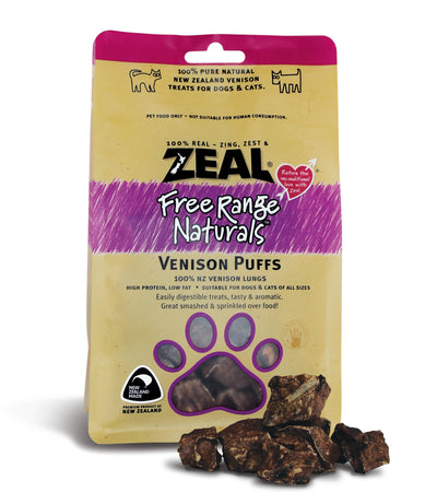 Zeal Venison Puffs 85g