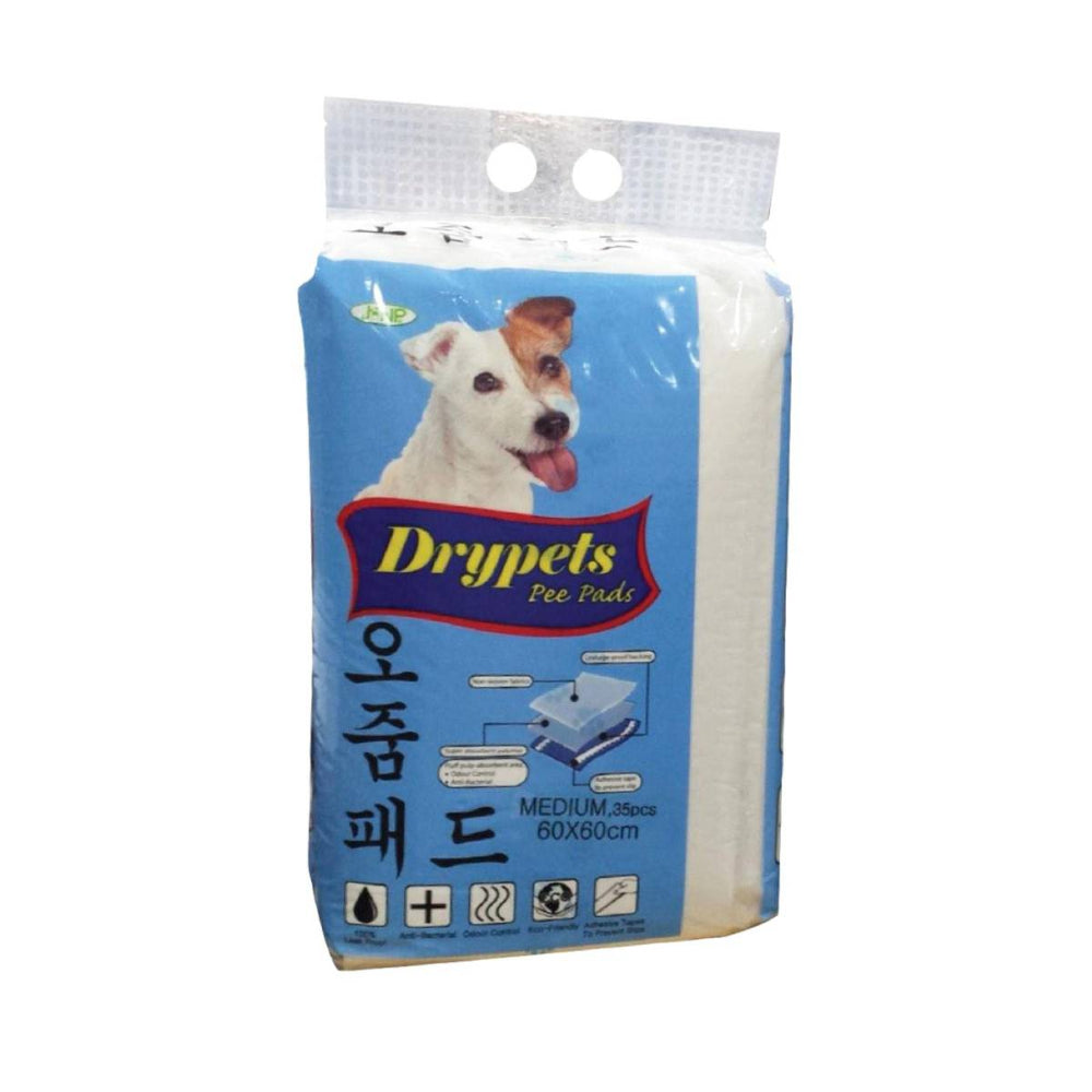 Drypets Pee Pads - Medium - 35pcs - 60X60cm